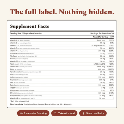Eola™ Methylated Bariatric Multivitamin