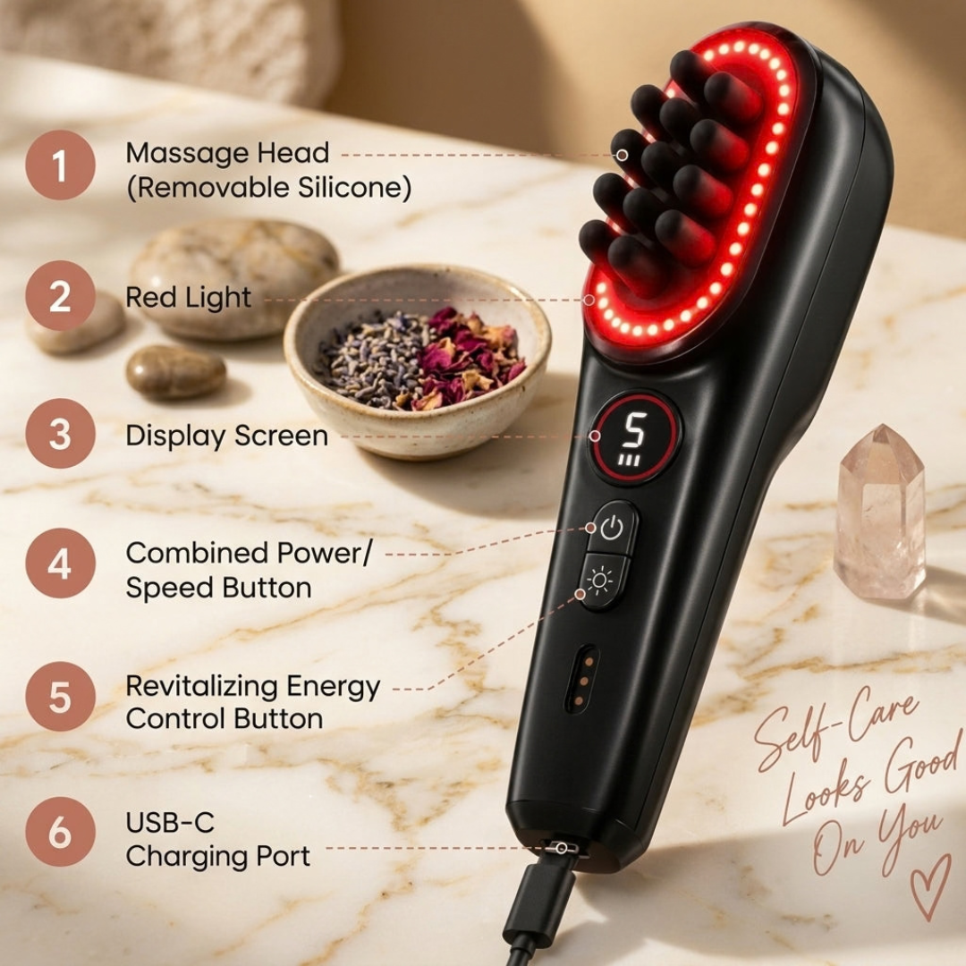 Eola™ Red Light Scalp Therapy Massager